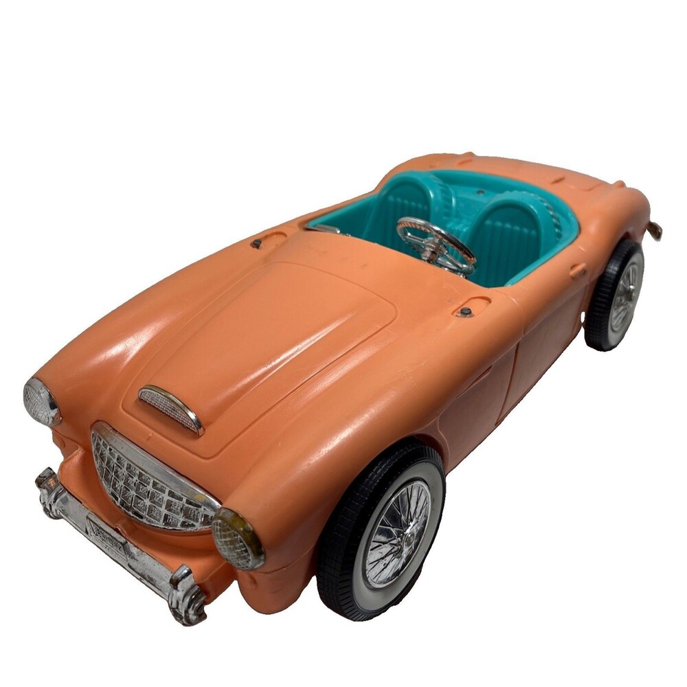 Vtg 1960s Barbie Austin Healy Covertable Car  Irwin Mattel No Windshield